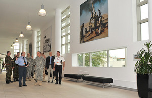United States General David Petraeus visits the Northwood Headquarters
