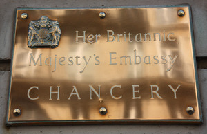 The British Embassy chancery, Paris