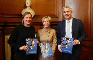 Tracey Crouch with Elizabeth Corley and Stephen Barclay