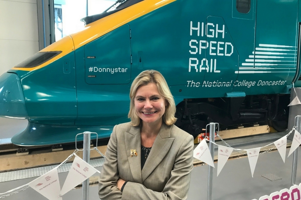 Education Secretary opens new high speed rail college