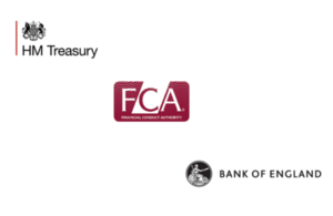 HM Treasury, Financial Conduct Authority and Bank of England logos