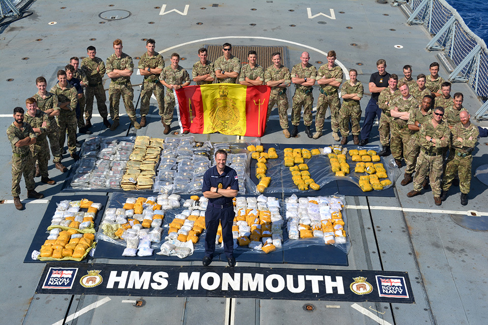 Royal Navy leads international efforts to seize drugs worth £400M