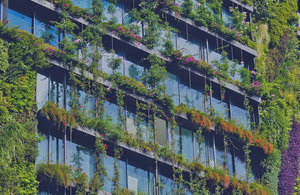 A 'living' building