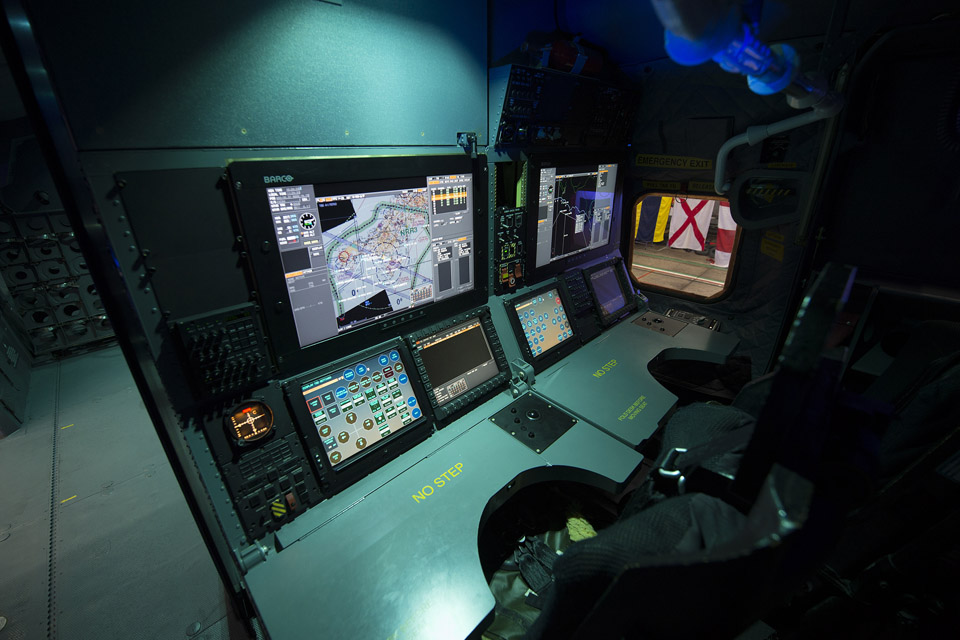 The observer's panel inside a new Merlin Mk2