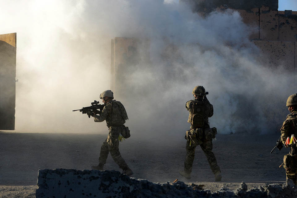 Royal Marines training in California