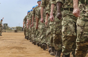 British troops continue to provide support to the UN Mission in South Sudan (UNMISS). Crown copyright.