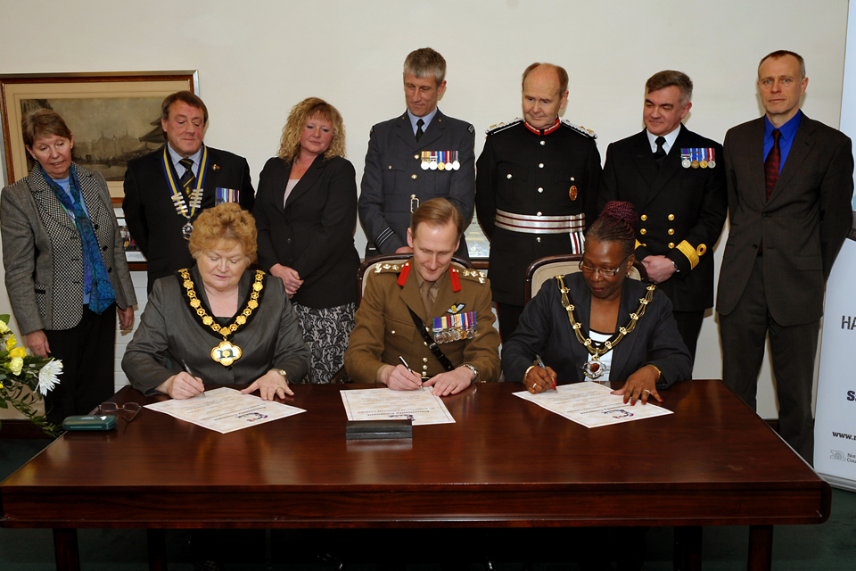 Armed Forces Community Covenant signing 