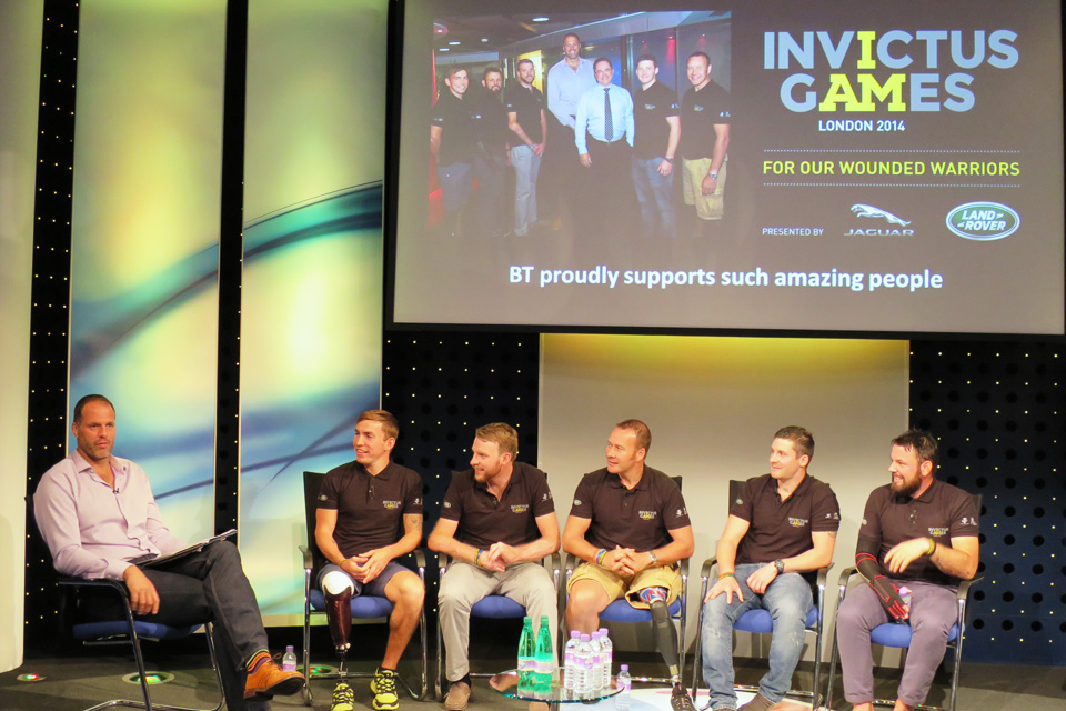 Members of the British Invictus Games team