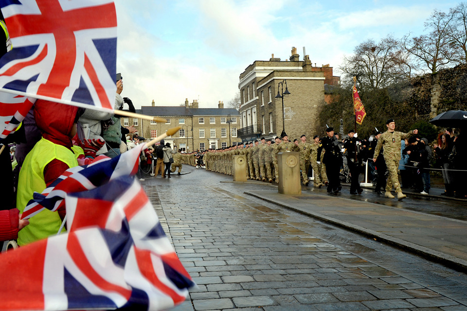 Thanksgiving service for Tankies' return from Afghanistan