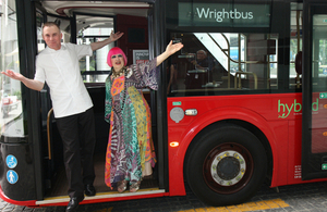 Zandra Rhodes and Gary Rhodes in Malaysia