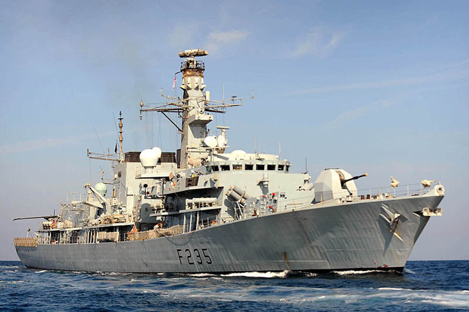 HMS Monmouth deploys to the Gulf