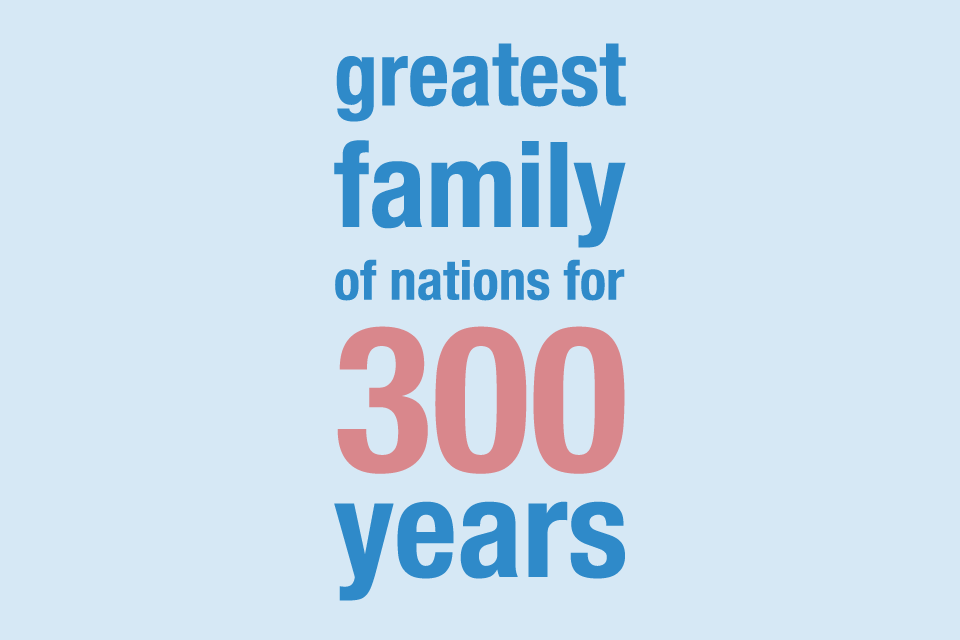 Greatest family of nations for 300 years