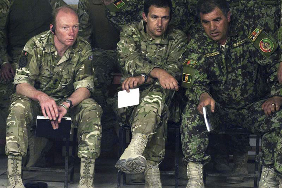 UK advisors support Afghan Army operation
