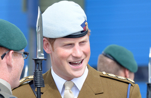 His Royal Highness Prince Harry (library image) [Picture: Chief Petty Officer Airman (Photographer) Rob Harding, Crown copyright]