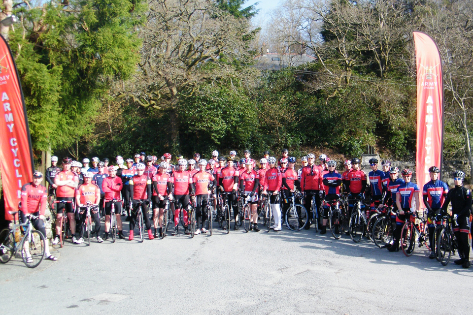 Capel curig supports army cyclists' epic challenge