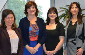 Nicky Morgan with chairs of teacher workload groups