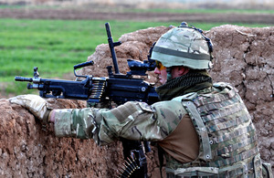 A soldier from D Company, 5 SCOTS