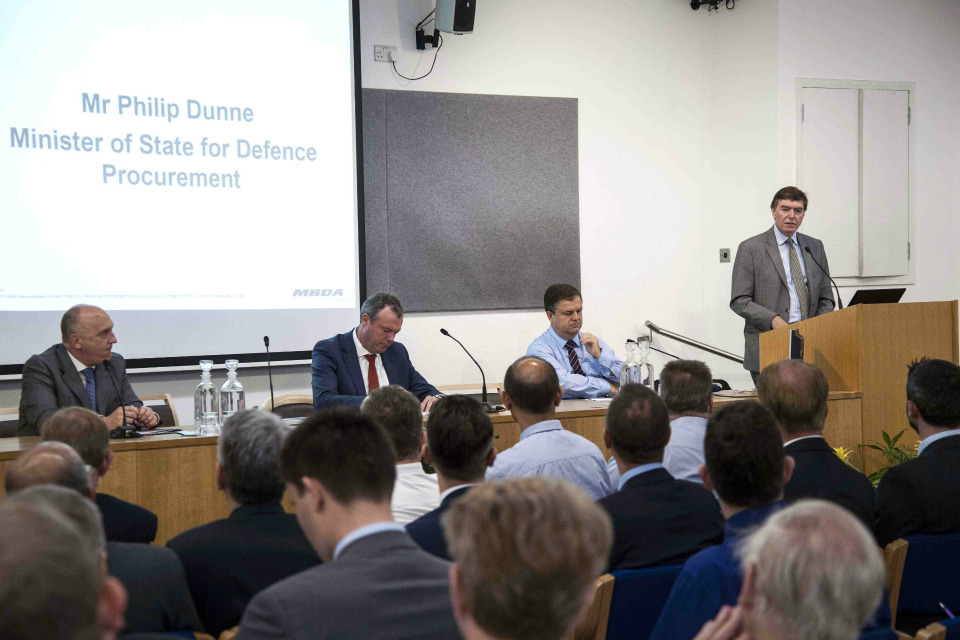 Philip Dunne MP delivers the keynote address