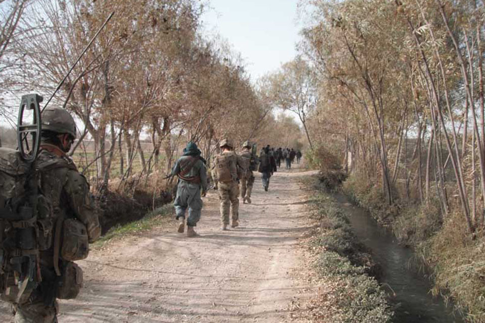 A soldier's life in Helmand's Green Zone