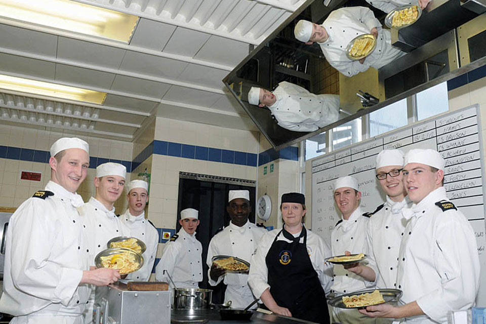 Pancakes are flippin' good training for Navy chefs