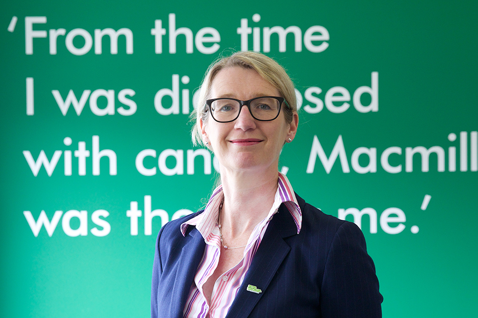 Lynda Thomas, Chief Executive of Macmillan Cancer Support
