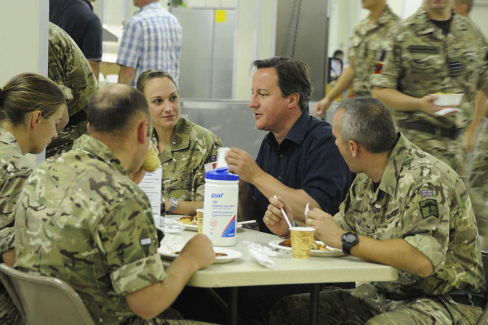 Prime Minister visits troops in Helmand