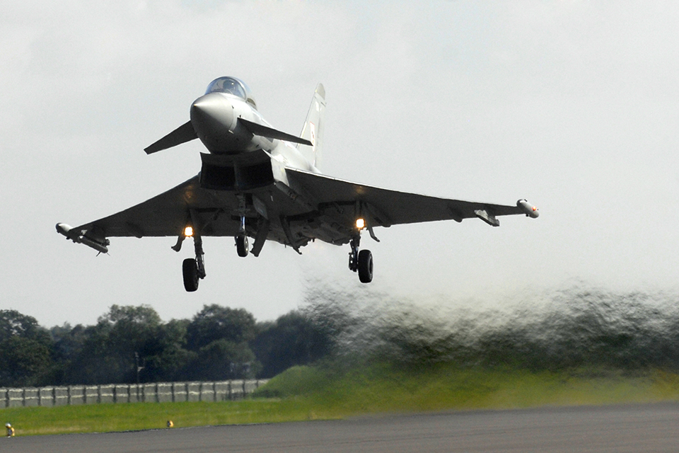 Typhoon taking off