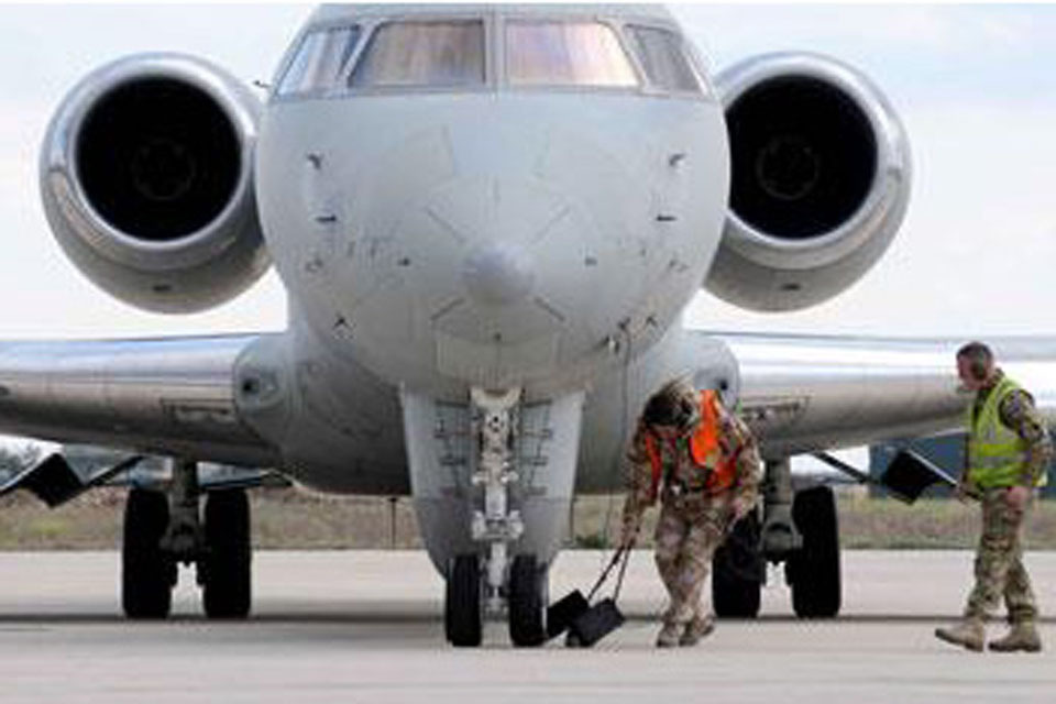 RAF's Sentinel relocates to Gioia del Colle