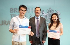 Applications for 2014/15 Chevening Scholarships are now open in Taiwan
