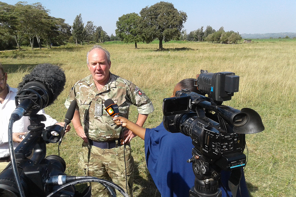 Elephant fence to be built around Kenyan UK training area