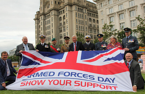 Earl Howe announces Armed Forces Day 2017 in Liverpool