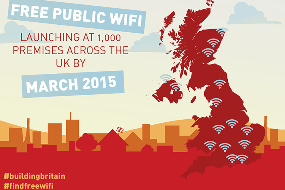 1000 buildings in UK cities to get free public Wi-Fi