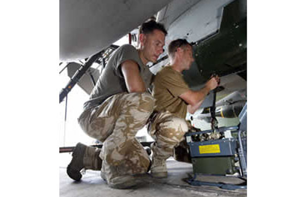 Royal Engineers and signallers ensure operations over Libya run smoothly from their Gioia del Colle base
