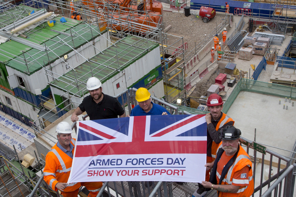 Armed Forces Day flags fly across UK