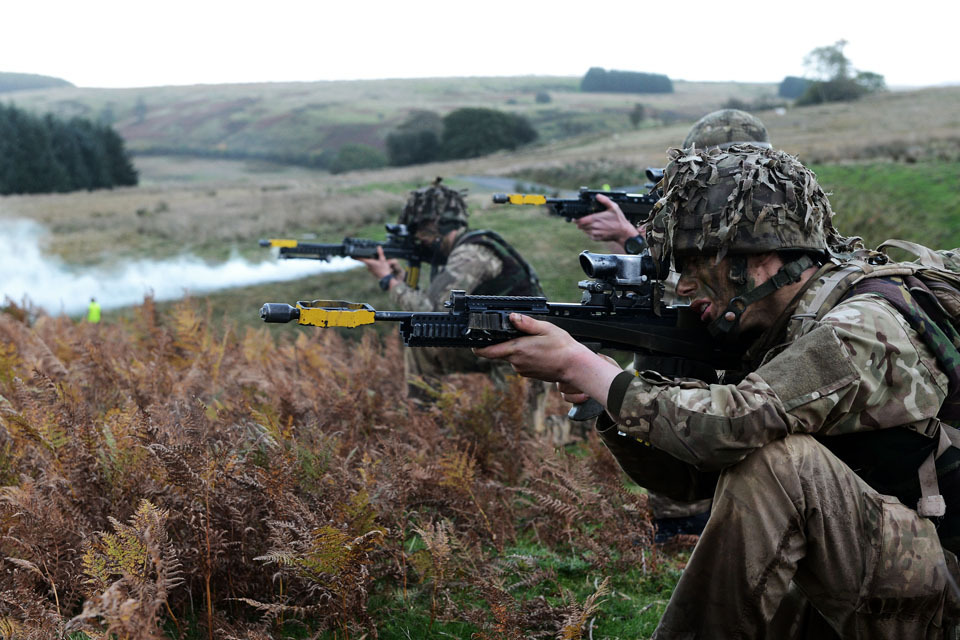 International troops get tough in Wales