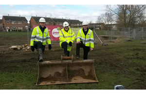 Ground-breaking ceremony marks start of work at Leighton Buzzard
