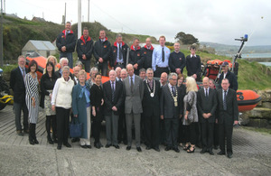 HRH The Duke of Kent with members of the RNLI