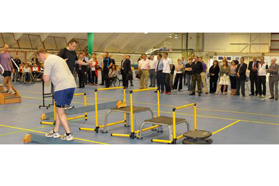 Olympic rower opens new rehabilitation unit