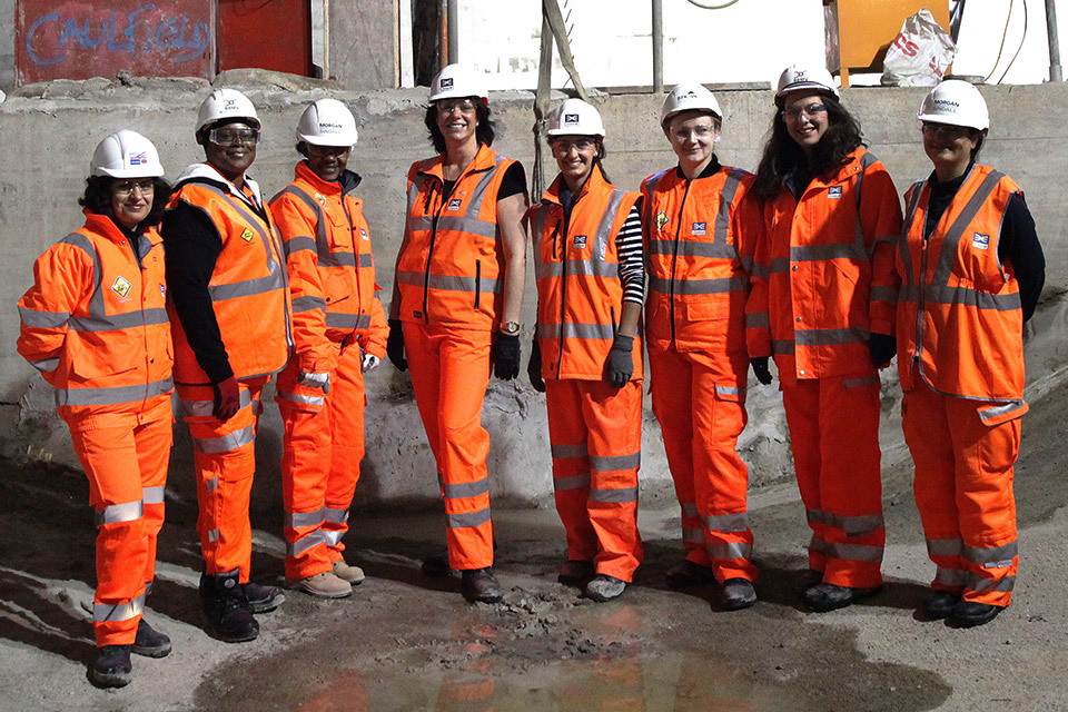 Rail Minister Claire Perry celebrates contribution of women to Crossrail