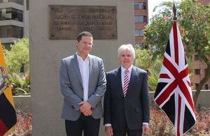 Mayor Mauricio Rodas and Ambassador Patrick Mullee