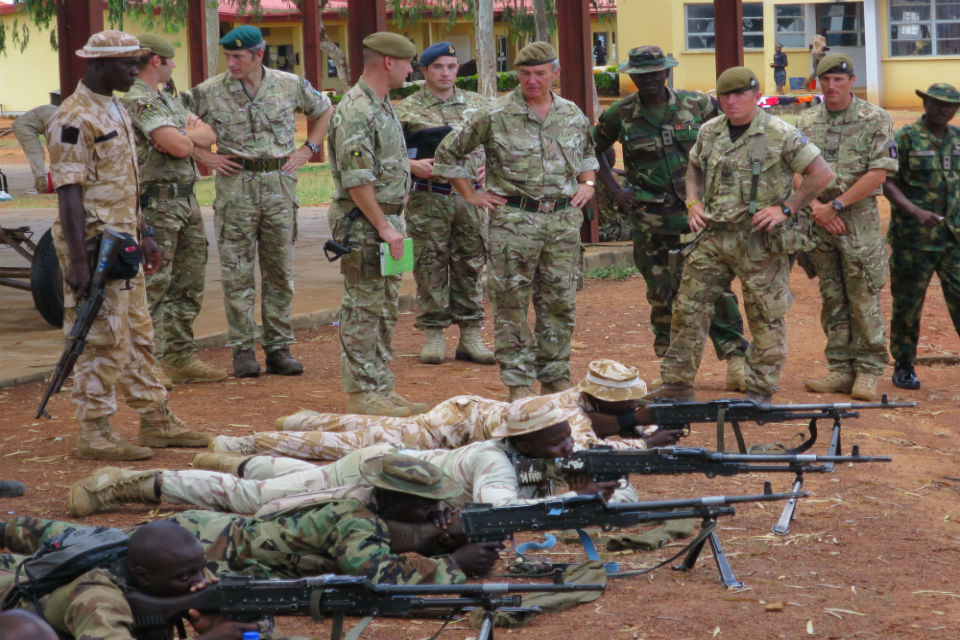 UK military chief visits British training team in Nigeria