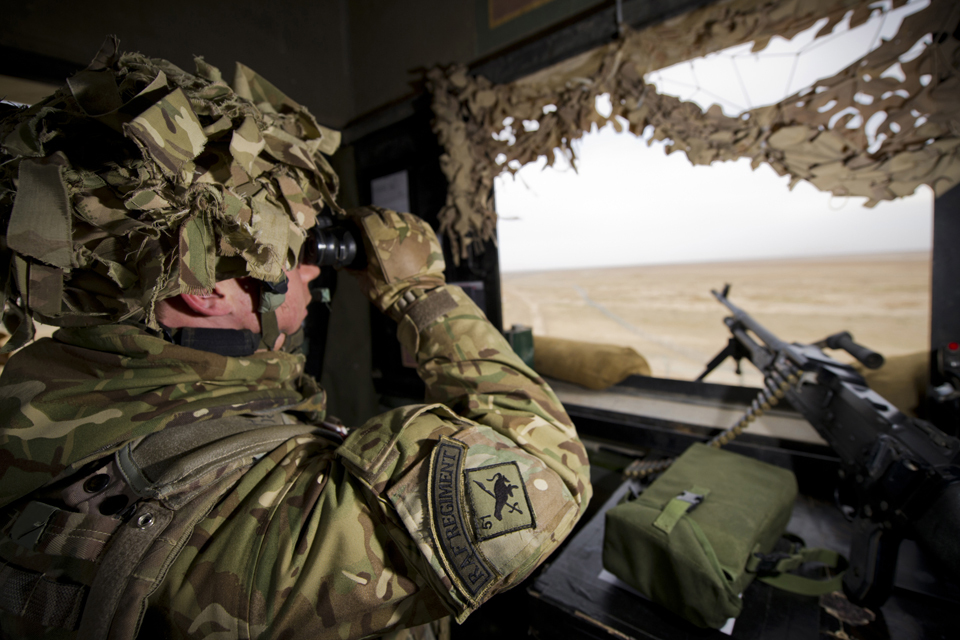 RAF gunner foils Afghan bombers