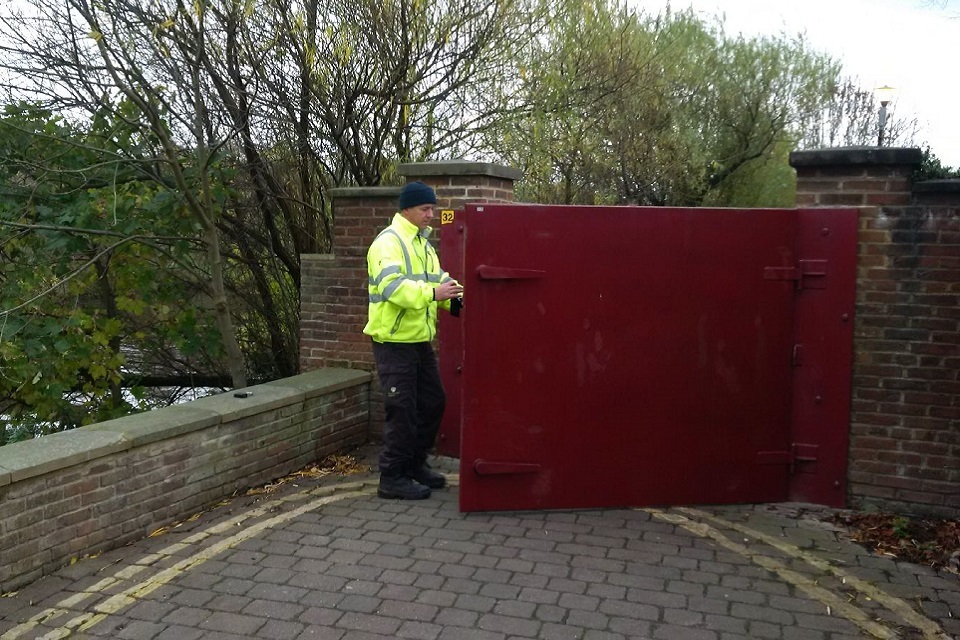 Town's flood gates to be replaced