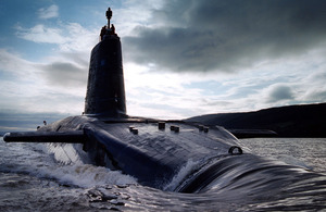 HMS Victorious in the Clyde estuary (stock image) [Picture: Leading Airman (Photographer) Mez Merrill, Crown copyright]