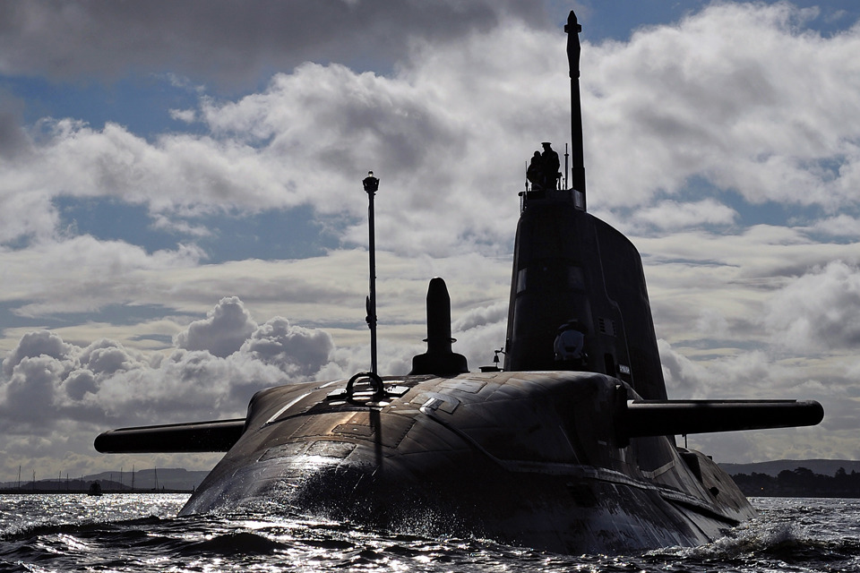 £1.2 billion contract awarded for new attack submarine