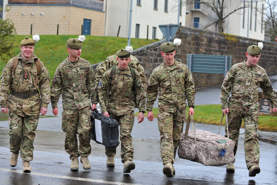Army and Navy units deploy to Afghanistan