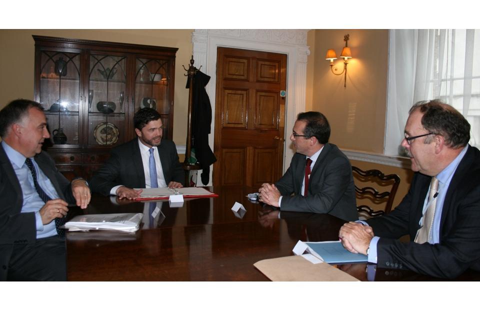 Welsh Secretary meets party leaders on devolution for Wales