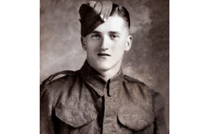 Private Lewis Curtis, 5th Battalion The Wiltshire Regiment [Picture: via MOD]