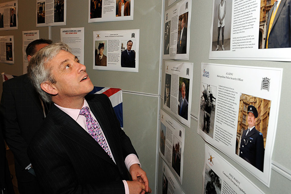 House of Commons Armed Forces Day photo exhibition opens