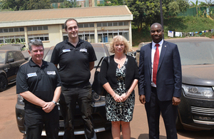 HE Alison Blackburne with URA official and NVCIS representatives